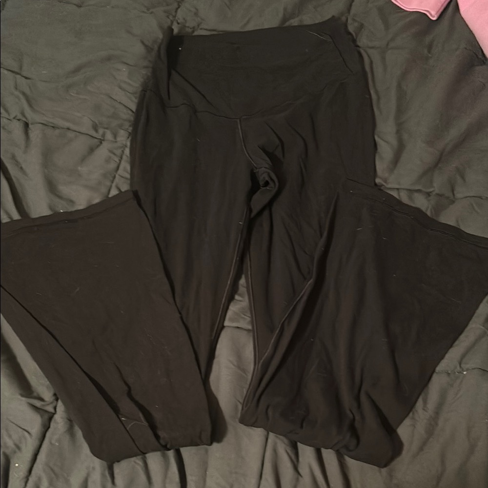Black Flared Leggings